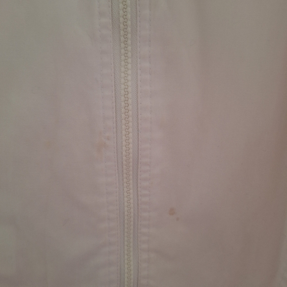 Vintage white jacket Country Concepts Banded Hem 80s Bomber Style Medium - Picture 7 of 16